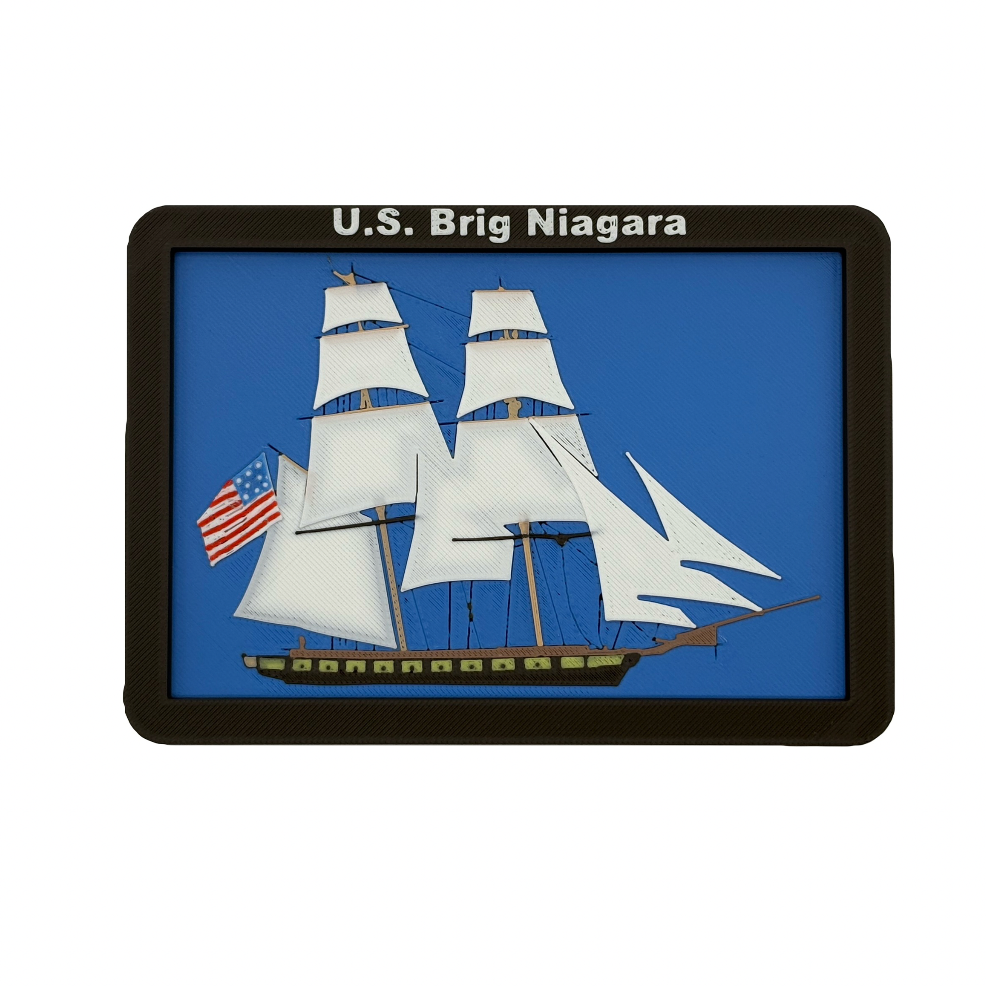 U.S. Brig Niagara 3D Magnet