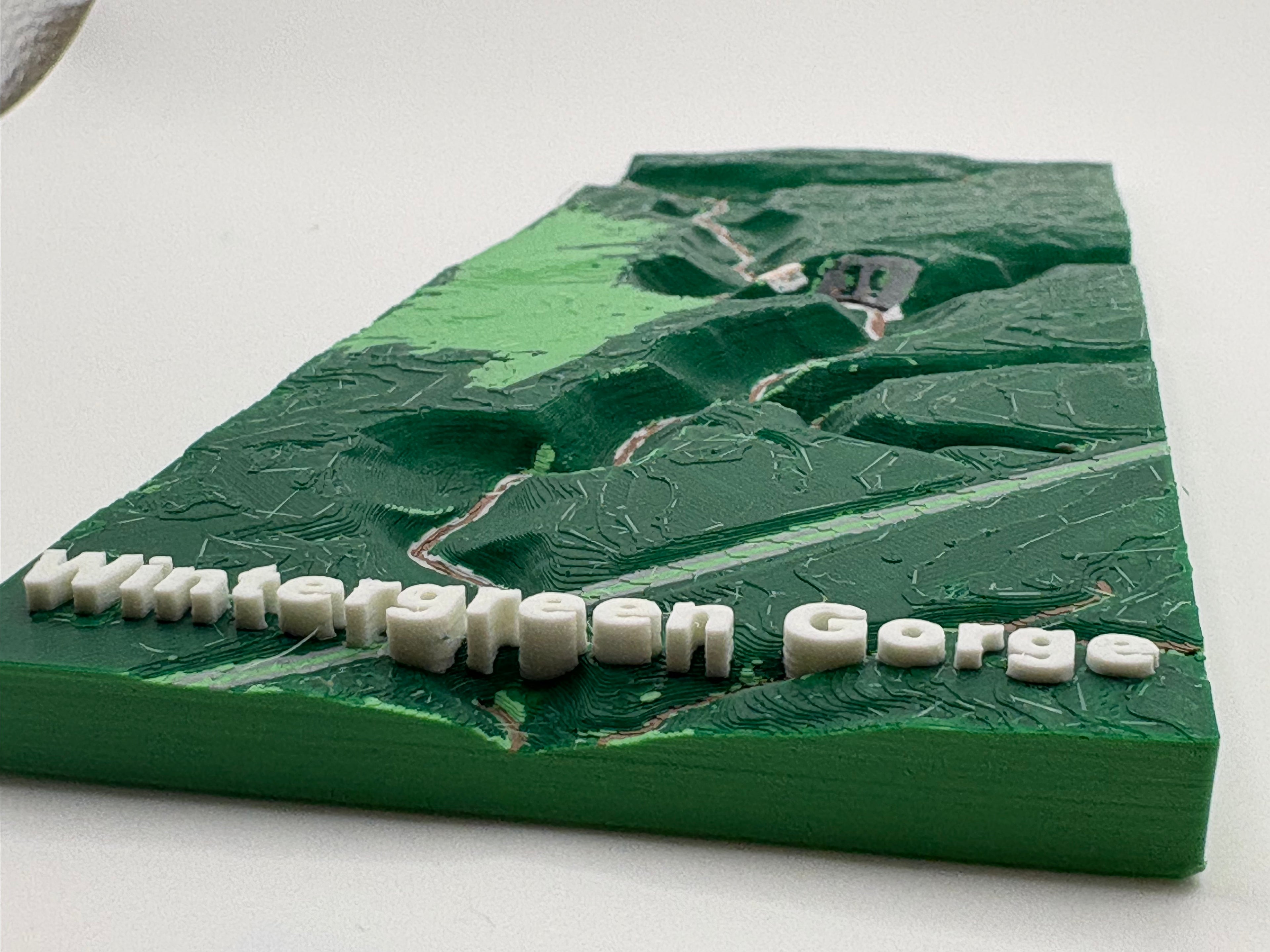 Wintergreen Gorge Topographical Map